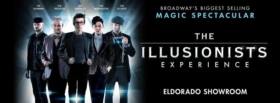 I'm thrilled to be joining the cast of the illusionists for a residency in Reno!