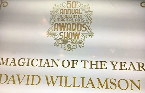 I am honored to be named Magician of the Year